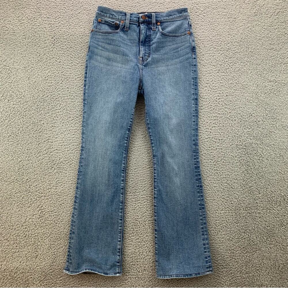 Madewell Women's Skinny Flare Jeans in Ellsworth Wash Stretch Denim  -  Size: 28